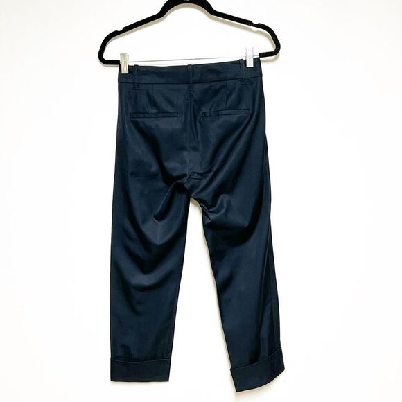 Vince Cuffed Wide Leg Straight Leg Pant in Coastal Navy Size 0 - Picture 7 of 8